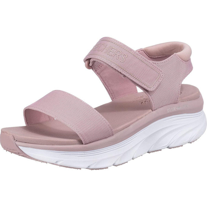 Сандли Skechers D'Lux Walker New Block для жінок (35 EU, Blush Mesh)