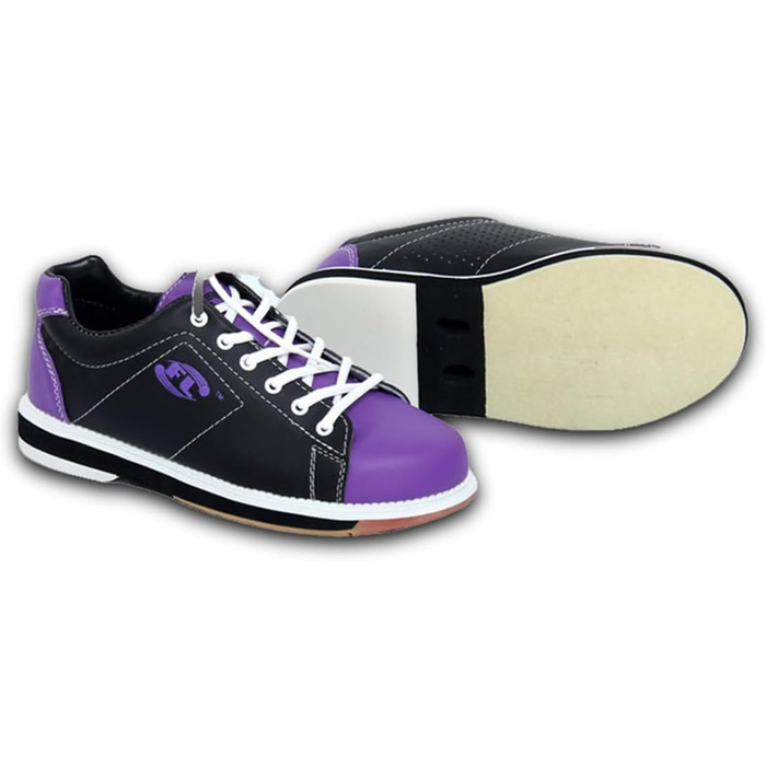 Жіночі боулінгові туфлі VEACAM, легкі, сучасні, з ковзними підошвами, для боулінгу, спорту, тренажерного залу, для боулерів, фіолетовий, 39 EU