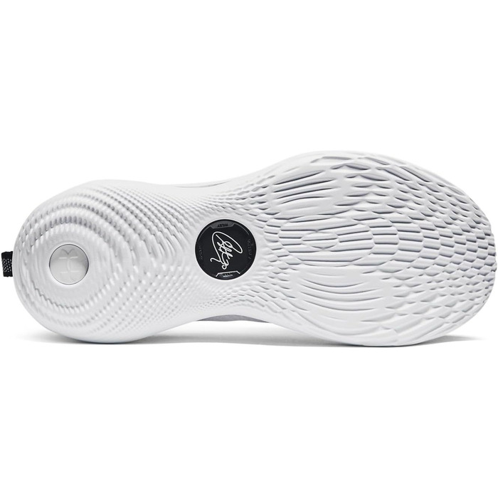 Баскетбольні кросівки Under Armour Curry 12 EXTL для чоловіків, сірі, чорні, білі (7.5, білий/чорний)