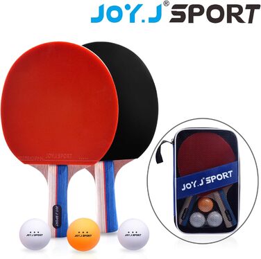 Набір для настільного тенісу S1 2: 2 ракетки та м'ячики для дітей, початківців, сімей та професіоналів