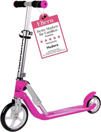 Дитячий алюмінієвий самокат HUDORA Little BigWheel, складаний, регульований, великі колеса, до 100 кг, для дітей від 3 років