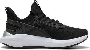 Кросівки Puma Softride Enzo 5 Hype для бігу та вулиці, 44 EU, чорний, білий, срібний