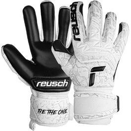 Воротарські рукавички Reusch Attrakt Freegel Grip Infinity для дорослих, внутрішній шов, для штучної трави, білі/чорні