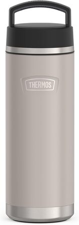 Термос Thermos Icon 710 мл, нержавіюча сталь, ізольована пляшка для напоїв, бежевий, збереження тепла 18 годин/холоду 24 години, герметична, без BPA, для гарячих і холодних напоїв, підходить для посудомийної машини