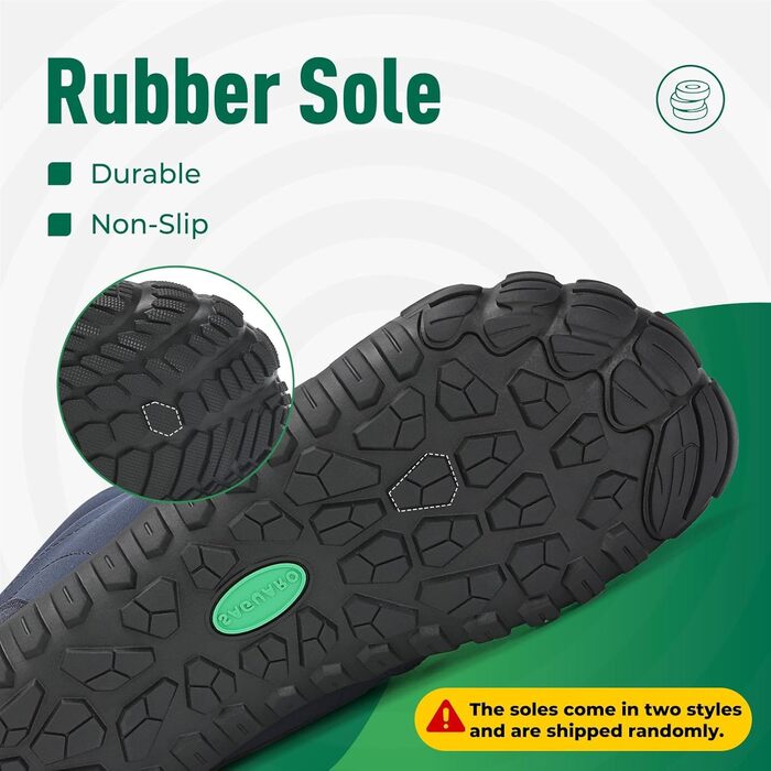 Черевики для ходьби босоногим SAGUARO для чоловіків та жінок, легкі, з нульовим перепадом, розміри EU 36-48 (36 EU, темно-синій)