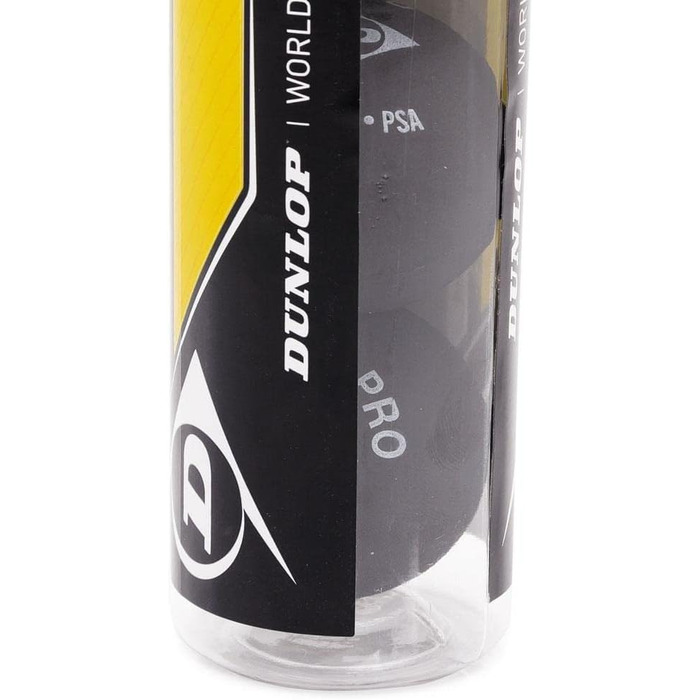 М'яч для сквошу Dunlop Pro XX, 3 шт. у тубусі