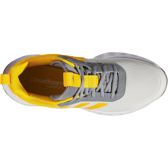 Кросівки баскетбольні adidas Own The Game 2.0 Lightmotion Mid сірі, жовті, чорні (46 2/3 EU)