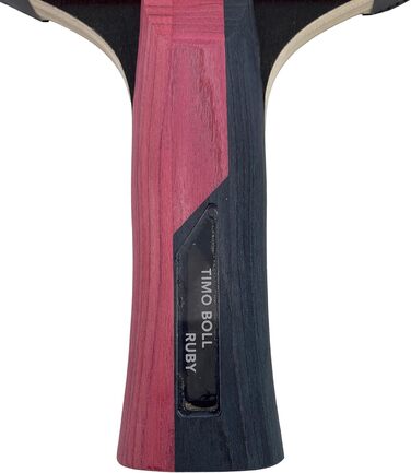 Тенісна ракетка Butterfly Timo Boll Black/Ruby Red для настільного тенісу, рубіново-червона
