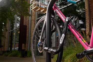 Замок ланцюговий ABUS 8808C - цифровий, сталевий, рівень захисту 9, 110 см (Чорний)