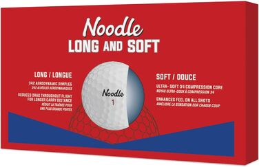 Гольф м'яч TaylorMade Noodle, для гри в гольф