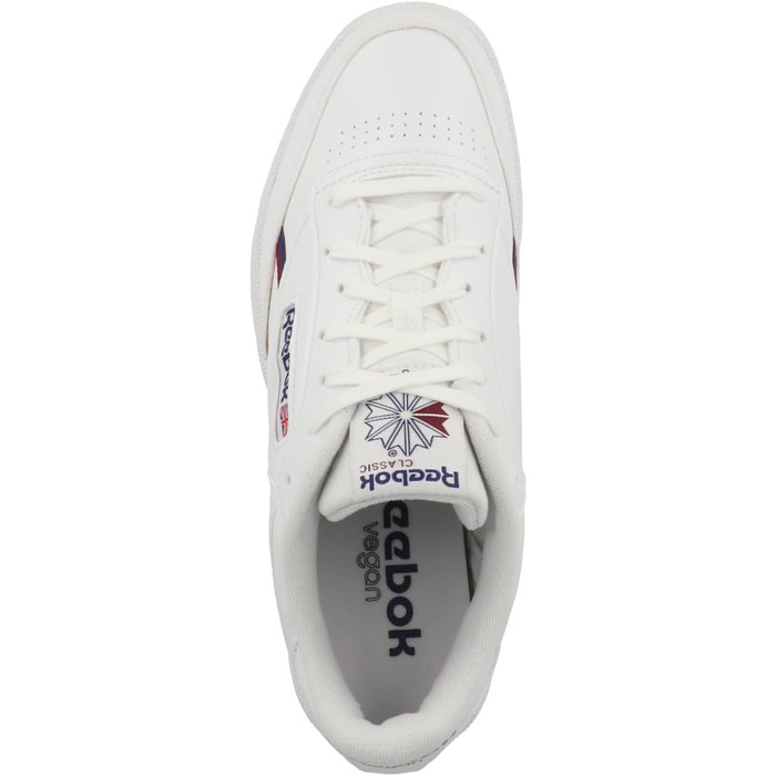 Кросівки Reebok Club C 85 Vegan - біло-синьо-бордові (40 EU)