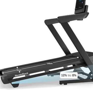 Бігова доріжка NordicTrack T Series 7: для дому, з регулюванням нахилу, Bluetooth, вантажопідйомність 136 кг