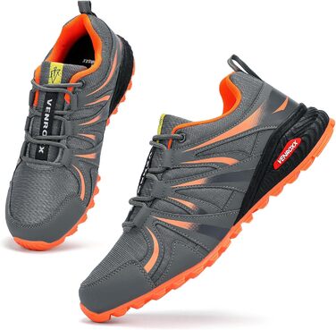 Чоловічі трейлранні кросівки для хайкінгу та трекінгу. Легкі, дихаючі, з антиковзкою підошвою. Розміри 39-48 (Сірий, 47 EU)