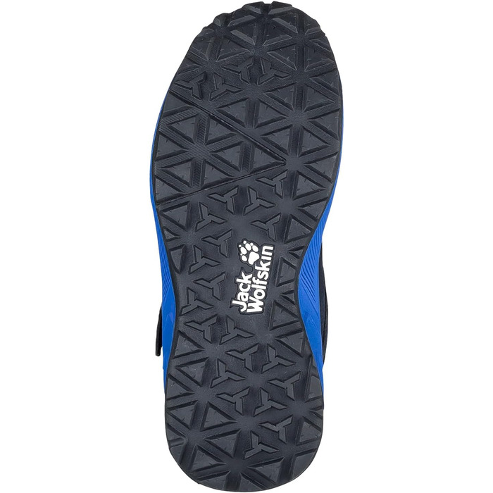 Черевики дитячі Jack Wolfskin Woodland Texapore Mid Vc K, 26 EU, темно-синій/червоний