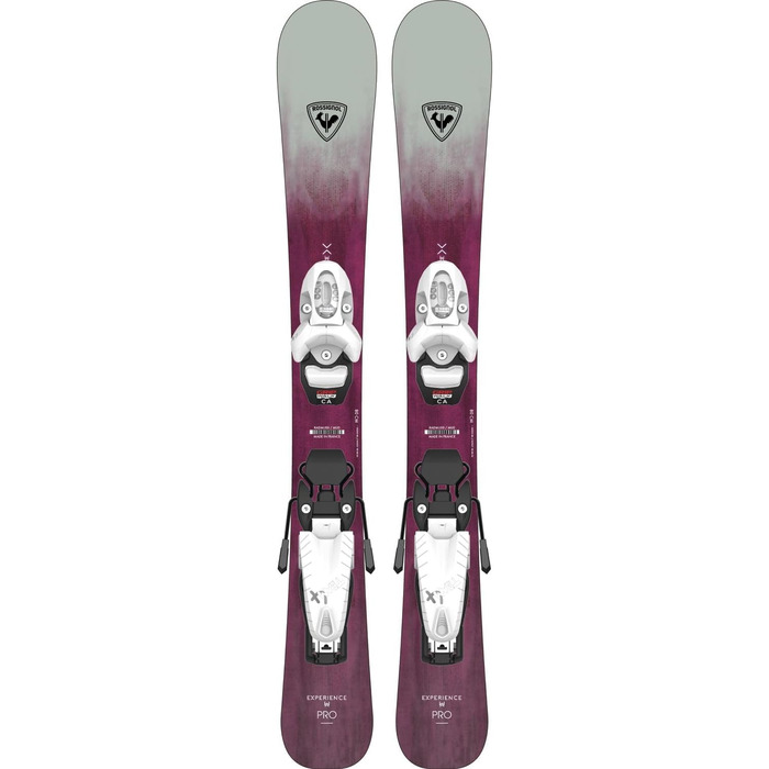 Гірськолижний комплект Rossignol Experience W Pro Drilled з кріпленнями Team 4 GW для дівчат, рожевий, 70 см