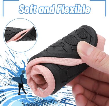 Аквашузи для плавання та водних видів спорту, неопренові шльопанці для жінок та чоловіків, розмір 40 EU, рожеві