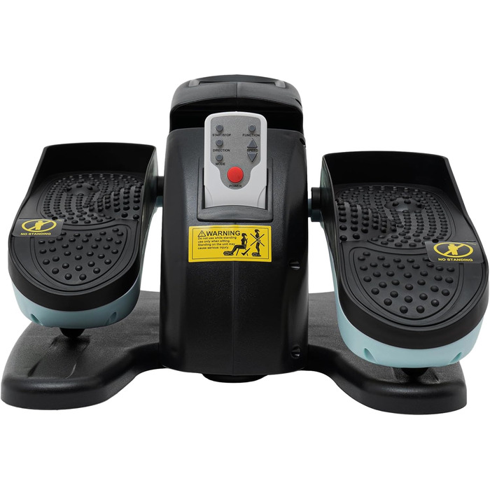 Міні велотренажер Crosstrainer для дому, офісу та реабілітації, з LCD дисплеєм і пультом, синій
