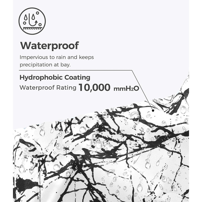 Жіноча гірськолижна куртка Wantdo, тепла флісова, водонепроникна, дихаюча, з капюшоном, вітрозахисна, для активного відпочинку, темно-бірюзовий (чорно-білий), XXL