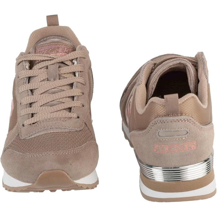 Кросівки Skechers OG 85-Goldn Gurl Natural Suede Mesh Nylon Coral Trim, розмір 42 EU