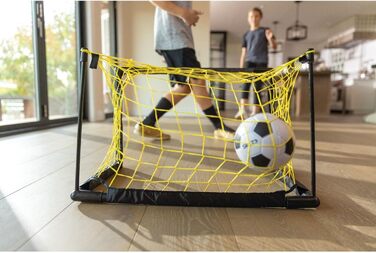 SKLZ Pro Mini-Tor: міні-ворота для футболу, м'який м'яч 12.7 см, легка збірка, білий/жовтий колір