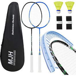 Набір для бадмінтону Graphit: ракетки з карбону, м'ячики, намотка, сумка (UP300)