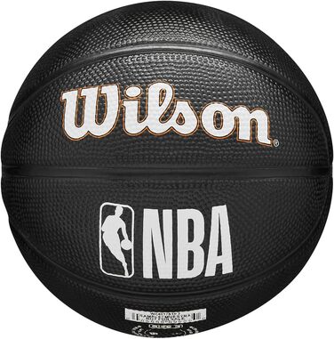 Міні-баскетбольний м'яч Wilson NBA Team Tribute New York Knicks, розмір 3, чорний