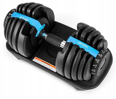 Регульовані гумовані гантелі Gymtek 1 x 24 кг