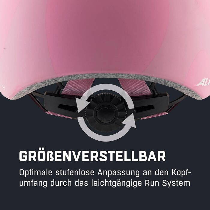 Дитячий велошолом ALPINA Hackney Minnie Mouse (51-56 см) - Легкий, міцний, з регулюванням вентиляції та світлодіодом