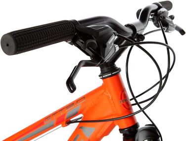 Дитячий гірський велосипед 20'' Moma Bikes, алюмінієвий, 6 швидкостей Shimano, дискові гальма, передня амортизація