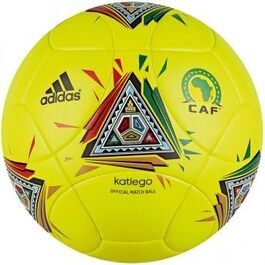 Футбольний м'яч Adidas Katlego Africa Cup of Nations Z24995, офіційний, електричний дизайн