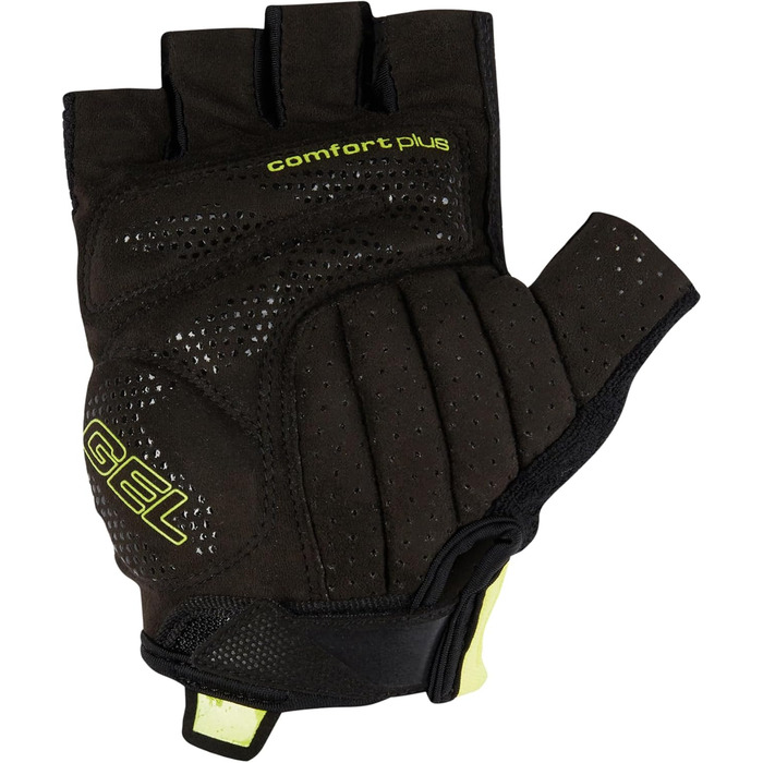 Рукавички Ziener Curdin для велосипеда/MTB/шосе | Короткі, дихаючі, з амортизацією, bitter lemon