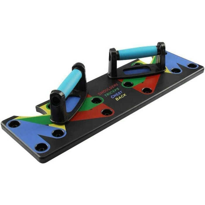 Лежанка для віджимань 9-в-1 для чоловіків, тренажер для фітнесу, підтримка для пресу, розвиток м'язів грудей, рук та пресу