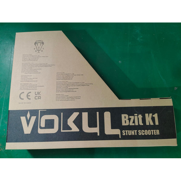 Трюковий самокат VOKUL Pro BZIT K1 для дітей, підлітків і дорослих, 110 мм колеса з алюмінію, фрістайл самокат для трюків, подарунок 2022, неоновий колір