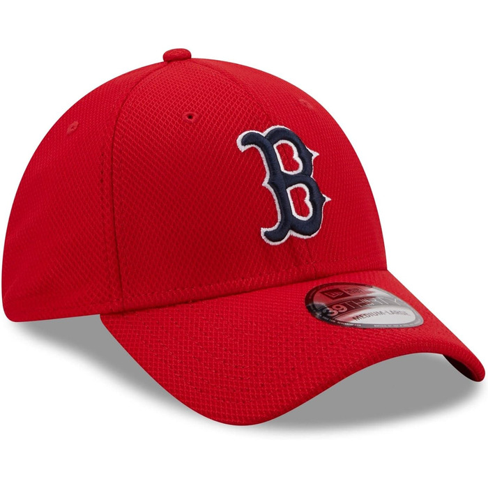 Кепка New Era Boston Red Sox MLB Diamond Era Scarlet 39Thirty Stretch XS-S