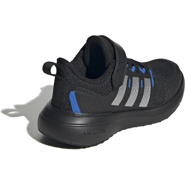 Дитячі кросівки adidas Fortarun 2.0 - чорний, сріблястий, royal blue (28.5 EU)