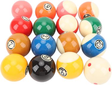 Набір куль для більярду, 16 штук, 5,72 см, кульки для більярдного столу, набір для тренувань