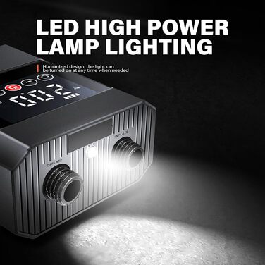 Електричний насос CYCLAM Q2 SUP 20 PSI з акумулятором для накачування човнів, дощок та інших надувних виробів + адаптер 12V DC