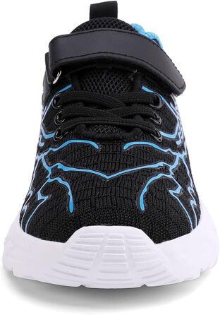 Дитячі кросівки для занять спортом: легкі, дихаючі, для хлопчиків та дівчаток, Mesh, Outdoor, Fitness, чорний, зелений, чорний/синій, 29 EU