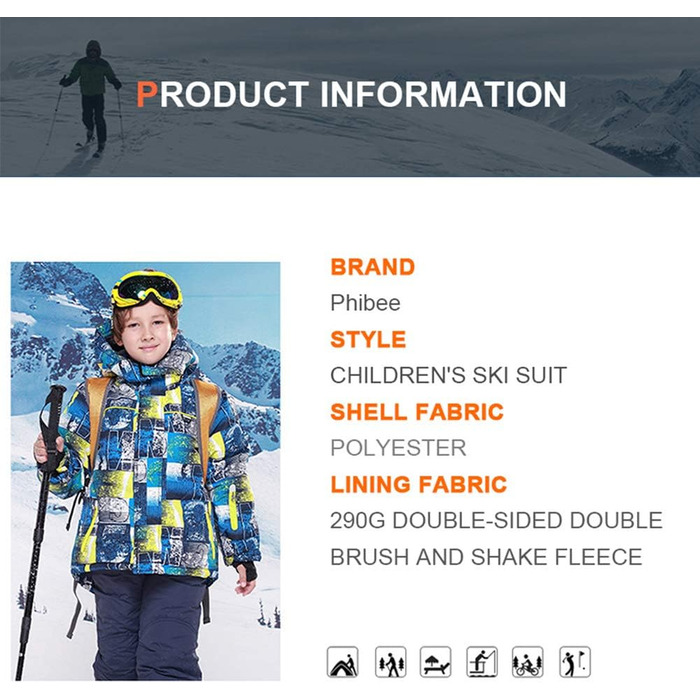 Дитячний гірськолижний костюм 2 частини: куртка та штани для дівчаток, теплий зимовий костюм для активного відпочинку, темно-синій, розмір 110