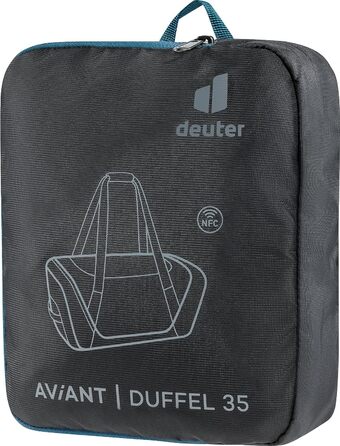 Сумка дорожня Deuter AViANT Duffel 35 л чорна, спортивна, для подорожей