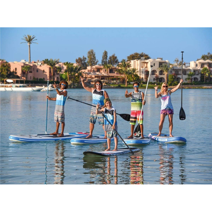 Дитяча SUP-дошка F2 Ocean 9'2'' з алюмінієвим веслом 280x67 см, надувна, комплект для дітей