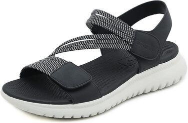 Жіночі сандалії літні Wandersandalen Freizeit Plateau - спортивні сандалії для відпочинку та прогулянок, чорного кольору, розмір 35-42 EU