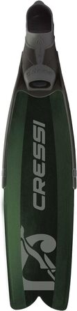 Ласти Cressi Gara Modular Boost зелені/чорні, для апное та підводного полювання, унісекс, розмір 42/43