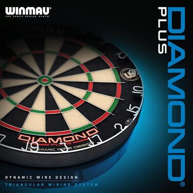 Дартборд Winmau Diamond Plus професійний, сизалевий