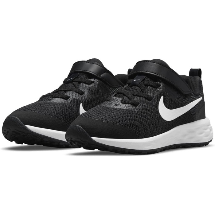 Дитячі кросівки Nike Revolution 6 для хлопчиків, чорно-білі, сірий колір, розмір 28.5 EU