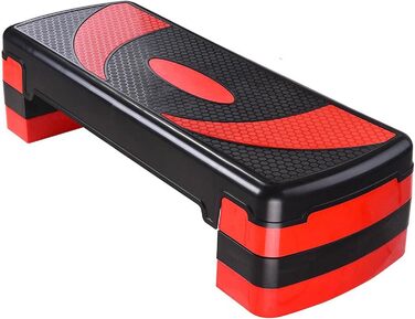 Аеробний степ-платформа MAXSTRENGTH, 3 рівня висоти (10, 15, 20 см), для кардіо, йоги, тренувань, фітнесу вдома та у залі