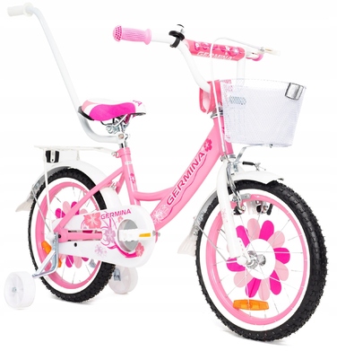 Дитячий велосипед Germina BMX, 16 дюймів, рожевий