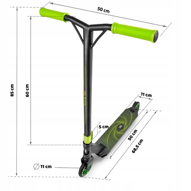 Трюковий самокат SOKE PRO ABEC-9 Stunt Y-BAR
