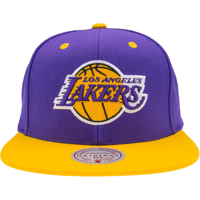 Кепка Mitchell & Ness NBA Lakers Snapback, Lila/Gelb (Універсальний розмір)