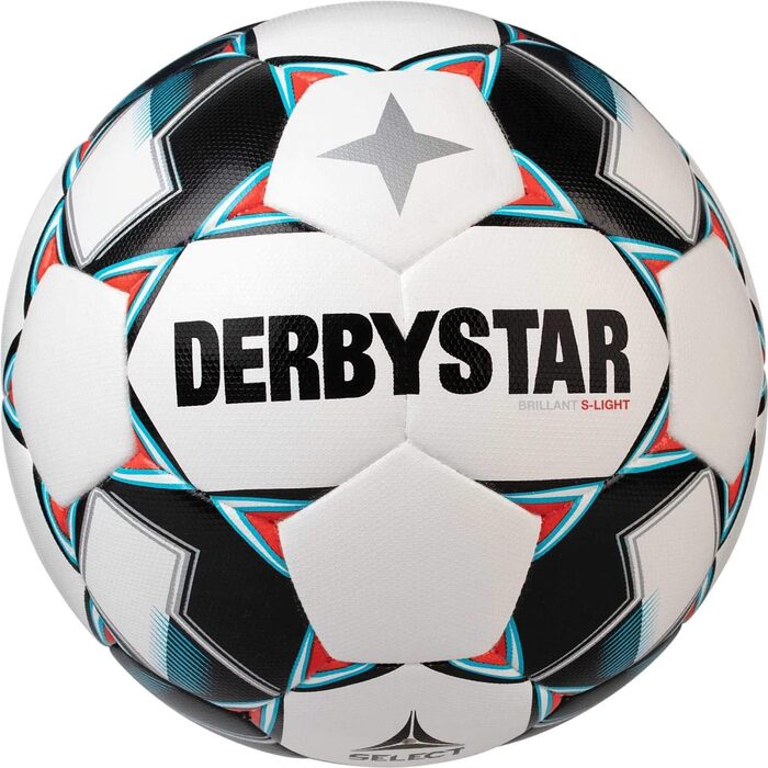 Футбольний м'яч Derbystar Brillant S-Light DB, розмір 3, білий, для юнаків, тренувальний, унісекс